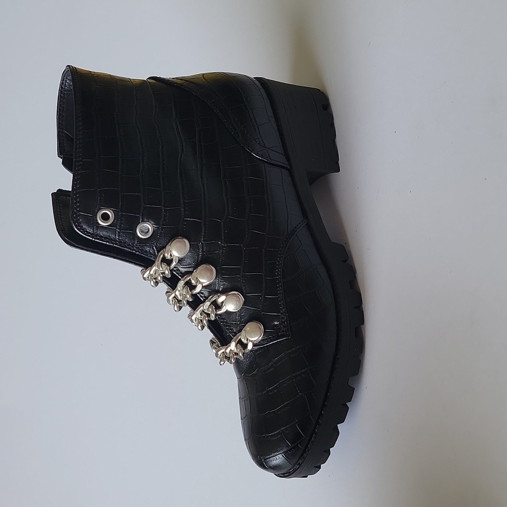 Sugar Obvi Women Shoes Combat Boots Black Sz 8.5 M